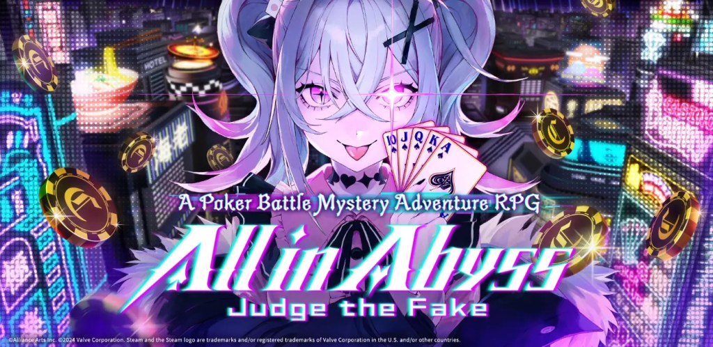 RPG de Poker All In Abyss: Judge The Fake chega no Steam ainda em&nbsp;2024