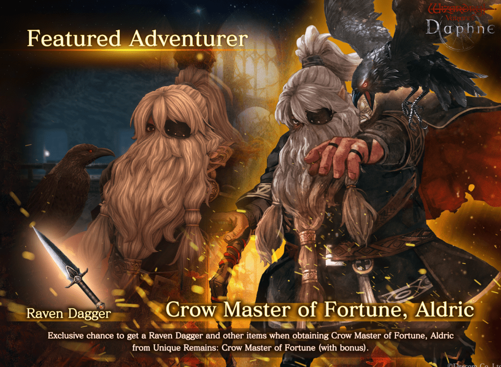 wizadry variants daphne crow master aldric novo