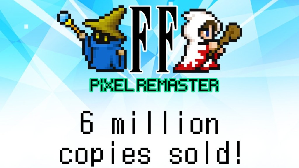 Final Fantasy Pixel Remaster vendeu mais de 6 milhões de cópias em todo o&nbsp;mundo