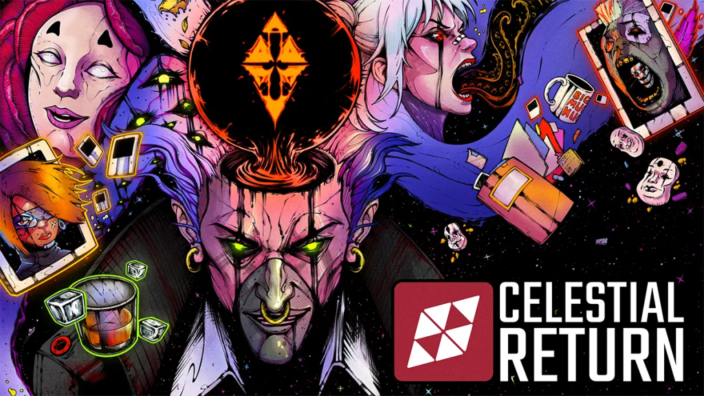 Celestial Return é um RPG narrativo cyberpunk noir marcante que chega na primavera de&nbsp;2026