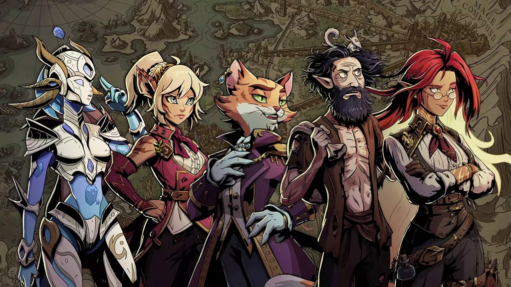 Ledgerbound, o RPG tático de comédia feito por ex-líderes de Helldivers 2, chega ao Steam em 14 de julho