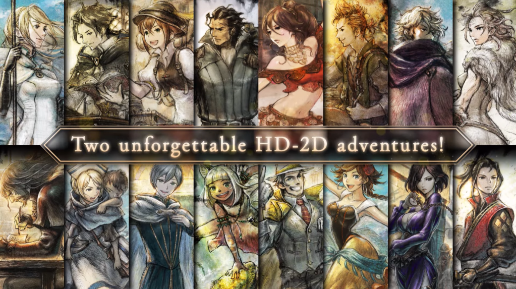 Octopath 1 and 2 Switch 2